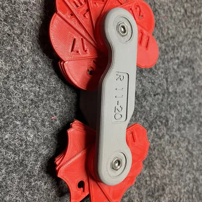 Thước đo bán kính (Radius gauge) 11–20 mm