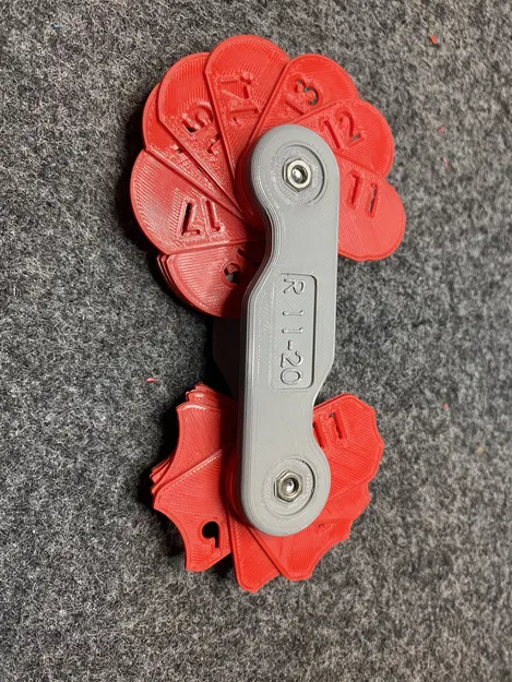 Thước đo bán kính (Radius gauge) 11–20 mm - Image 2