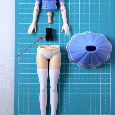 Adapter eo tỉ lệ 1/10 cho Dress Up body S - Sousai Shojo Teien Emma