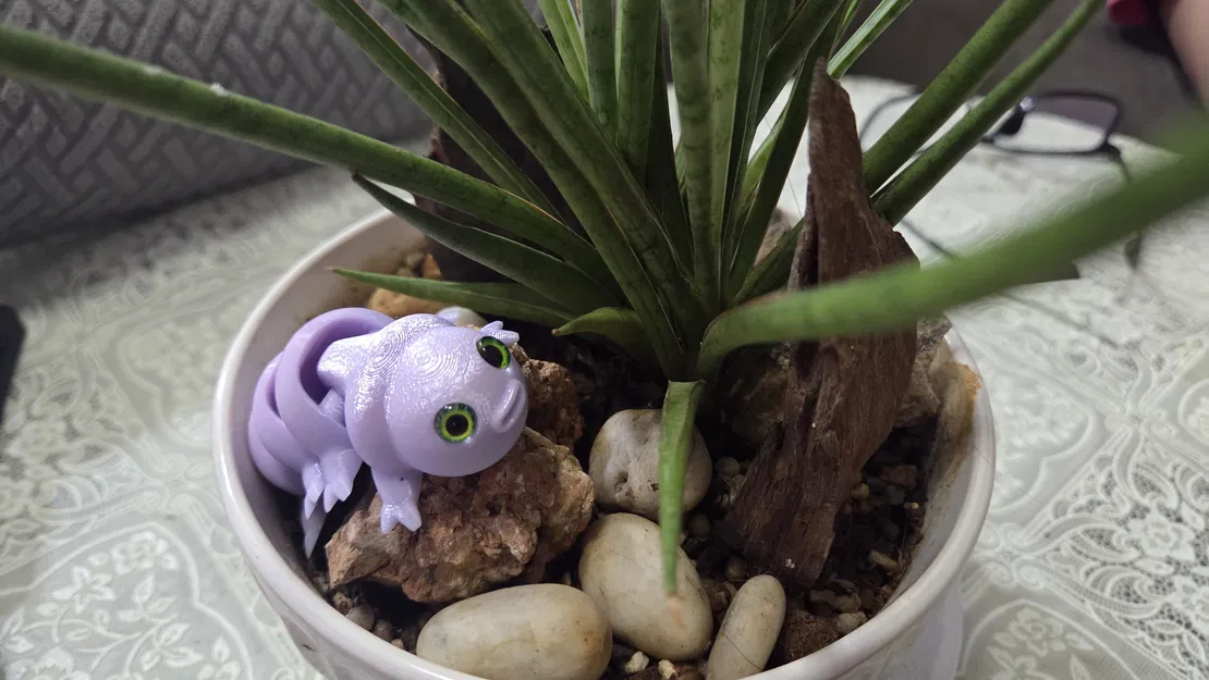 Móc khóa Tardigrade khớp nối – tương thích mắt thủy tinh 6mm - Image 2