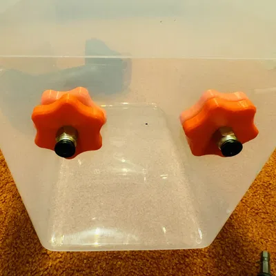 Hộp sấy filament IKEA365+ có giá đỡ 2 cuộn và cổng ống PTFE (PC4-M6)