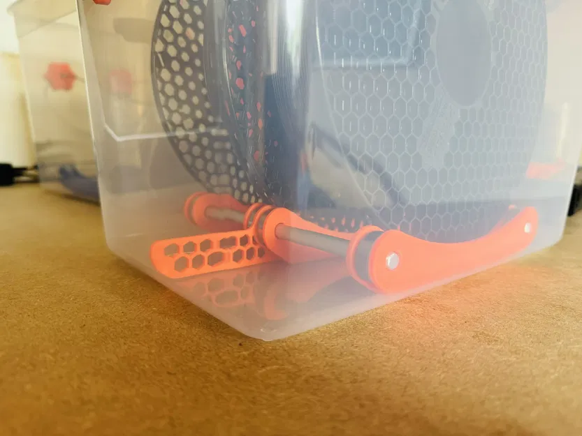 Hộp sấy filament IKEA365+ có giá đỡ 2 cuộn và cổng ống PTFE (PC4-M6) - Image 10