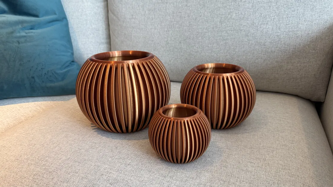 Bình/Chậu cầu (Vase sphärisch – Planter) - Image 1