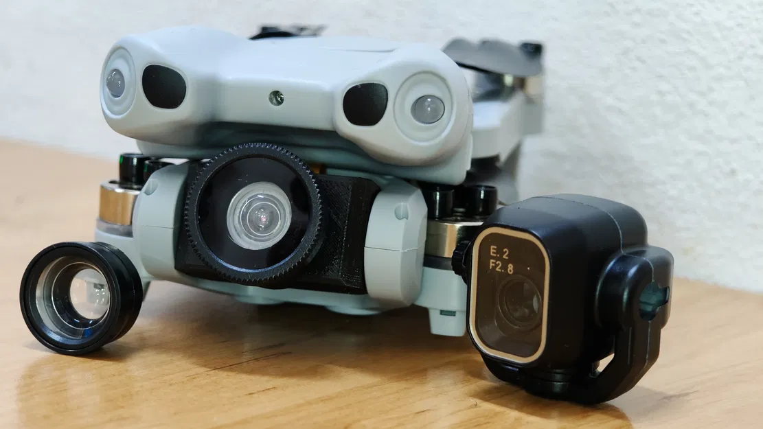 AE5Pro drone fish eye lens – Vỏ camera gắn lens cho drone AE5Pro - Image 1