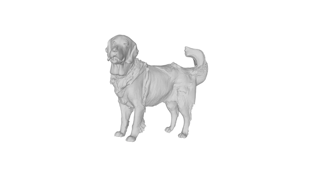 Mẫu 3D Golden Retriever - Image 1
