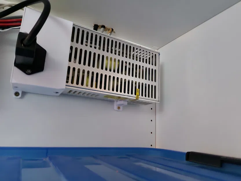 Giá gắn vỏ PSU bạc Prusa (Prusa Silver PSU enclosure mount) - Image 1