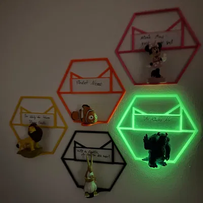 Tonie Wandregal Halterung / 1,27h / 0,35€ / Tonie Wall Shelf Bracket