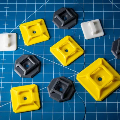 Giá đỡ ziptie – 3 phiên bản – Sắp xếp dây cáp