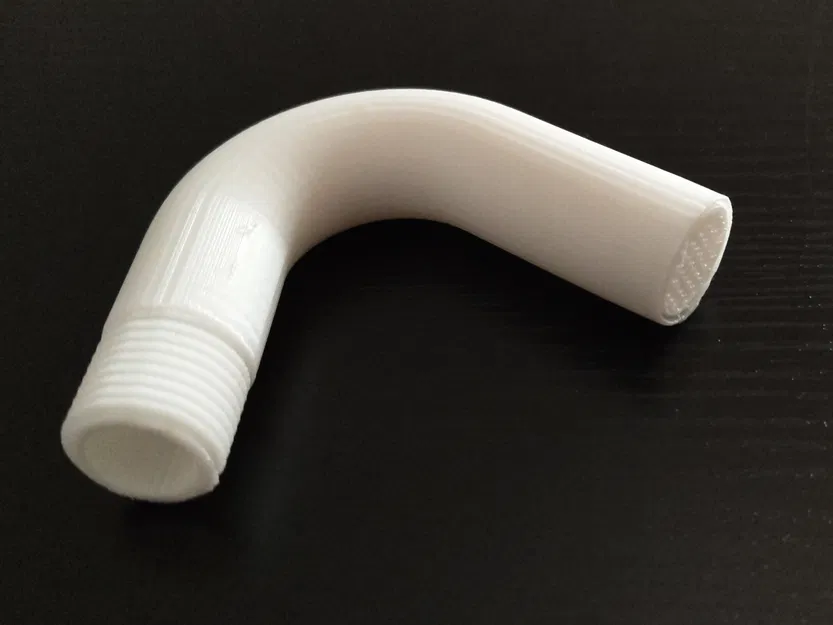 Đầu ra vòi gắn ống sen kèm aerator, ren 1/2 inch - Image 2