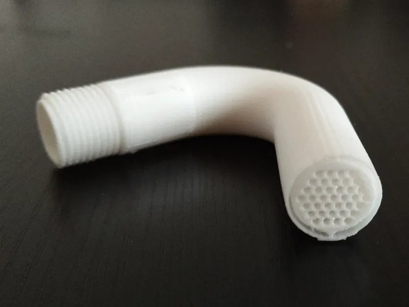 Đầu ra vòi gắn ống sen kèm aerator, ren 1/2 inch - Image 3