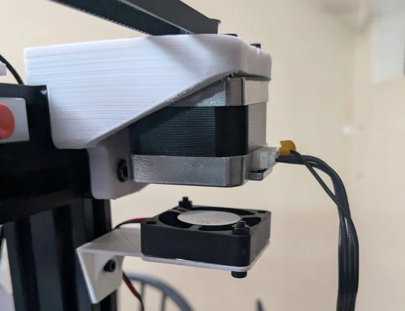 Ender 5 Plus X Motor Fan 40mm (Quạt 40mm cho motor trục X) - Image 3