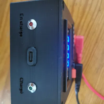 Bộ test LED dùng pin (Voltmeter + Ammeter) – USB-C sạc