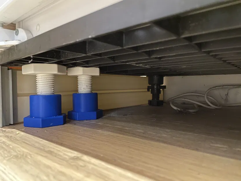 Chân Tủ Bếp Tăng Chỉnh Chiều Cao (Adjustable Height Support Cabinet Leg Piedi Cucina) - Image 1