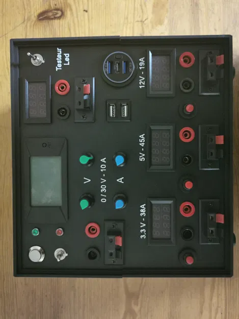 Bộ nguồn phòng thí nghiệm ATX và bộ test LED - Image 2