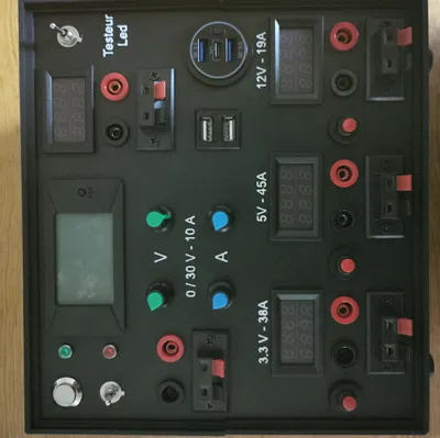 Bộ nguồn phòng thí nghiệm ATX và bộ test LED