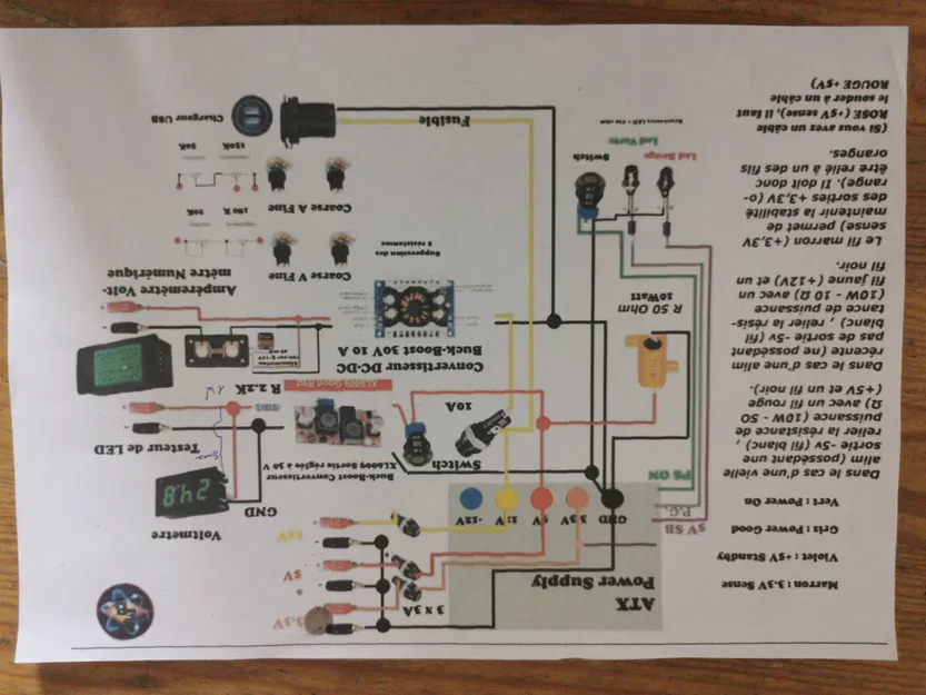 Bộ nguồn phòng thí nghiệm ATX và bộ test LED - Image 7