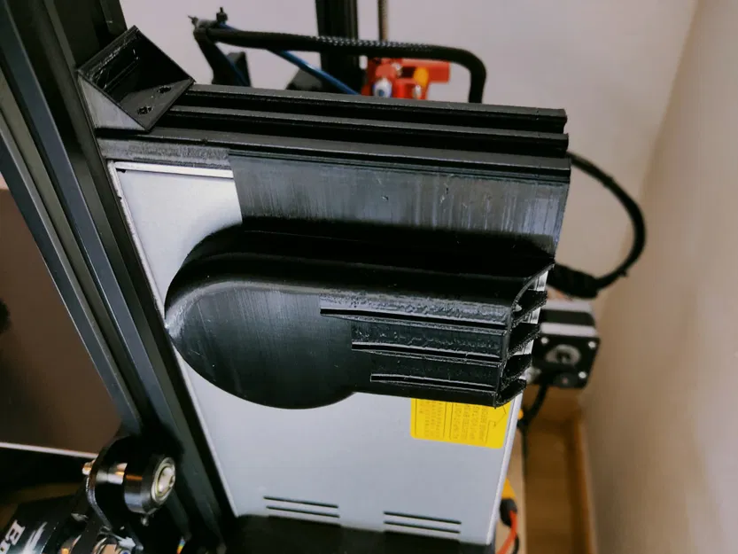 Bộ giảm ồn quạt nguồn (fan silencer) cho Ender 3 Pro - Image 1