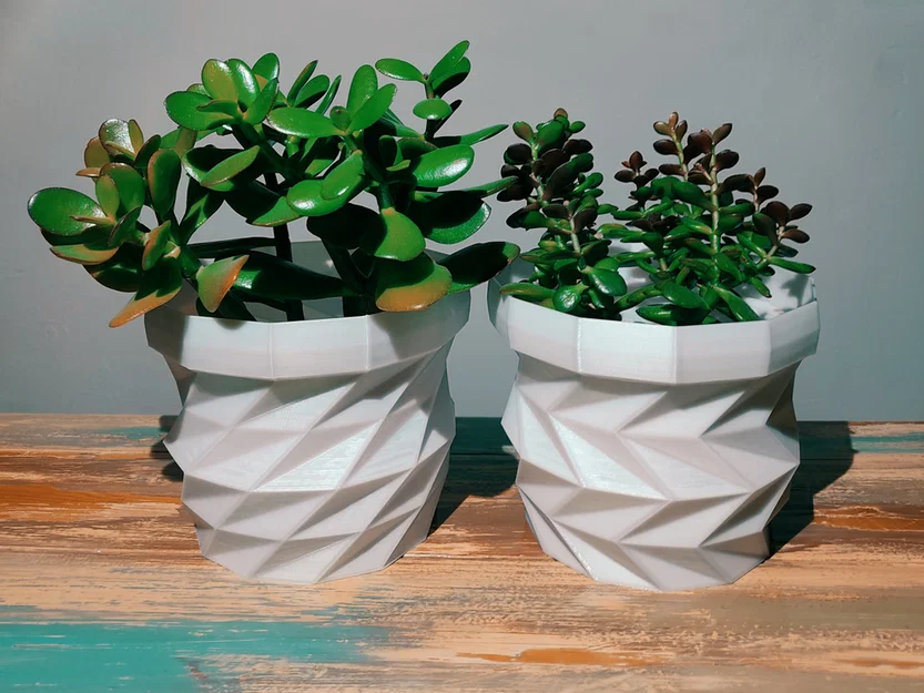 Bộ Chậu/Planter Tam Giác (Triangulated Flower Pot / Planter Set) - Image 1