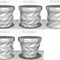 Bộ Chậu/Planter Tam Giác (Triangulated Flower Pot / Planter Set) - Thumbnail 3