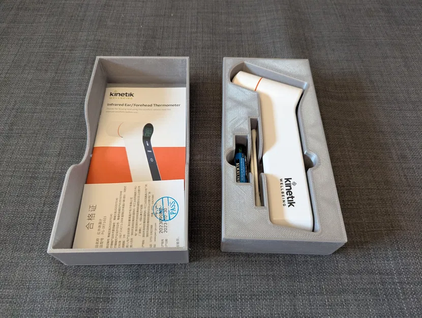 Hộp đựng nhiệt kế tai/trán Kinetik (2 phần) - Image 1