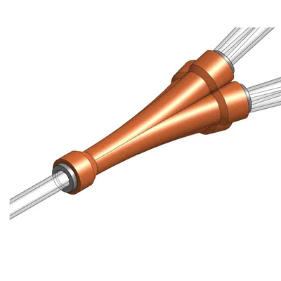 Prusa CORE One MMU3 4-Way-Splitter COLLET (tương thích bản Lite)