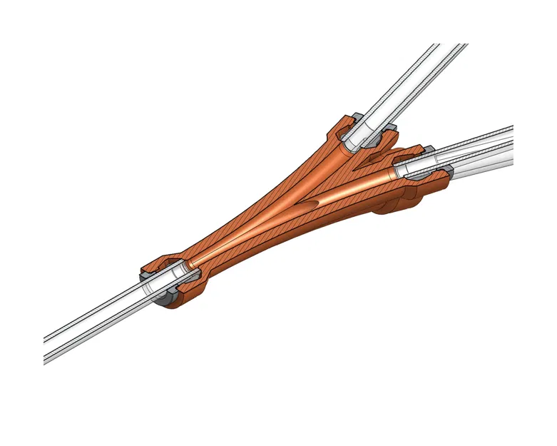 Prusa CORE One MMU3 4-Way-Splitter COLLET (tương thích bản Lite) - Image 2