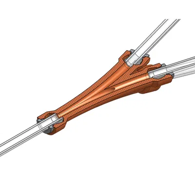 Prusa CORE One MMU3 4-Way-Splitter COLLET (tương thích bản Lite)