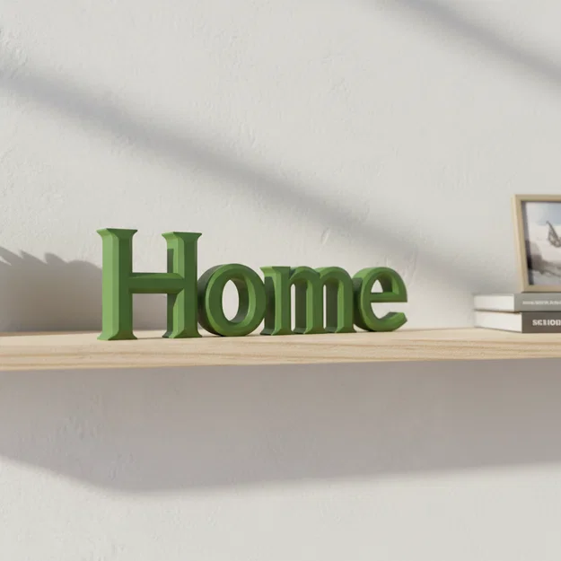 Bảng Decor Chữ “Home” In 3D Cho Trang Trí Nhà - Image 5