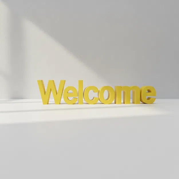 Bảng Chào Mừng (Welcome Sign) - In 3D Được - Image 4