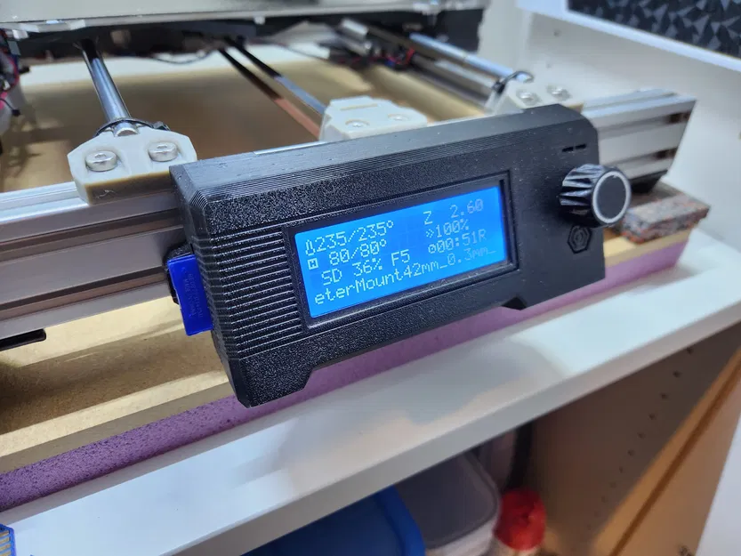 Nắp che LCD Bear frame MK3S góc 25° - Image 1