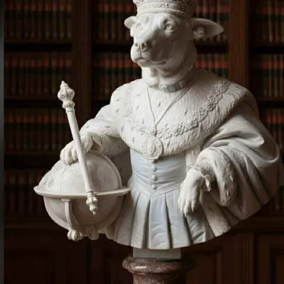 Tượng chó - Một chú chó sống ở Ba Lan