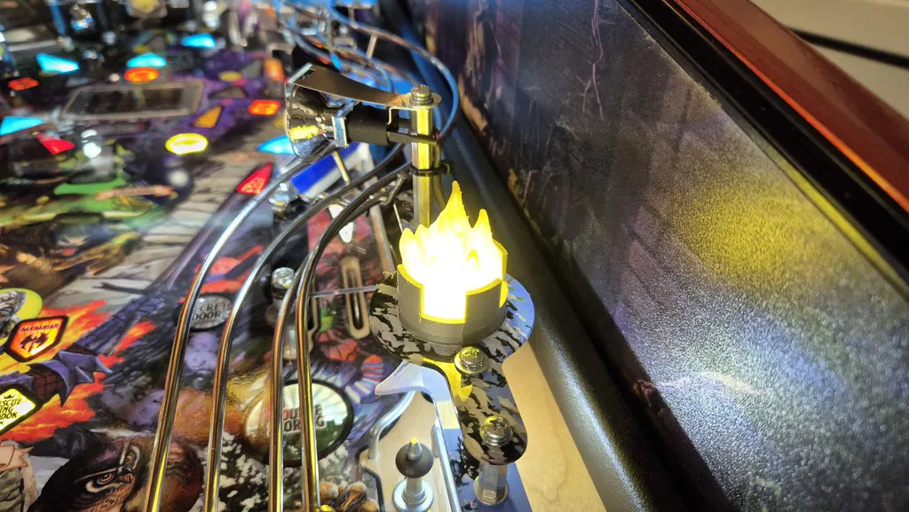 Nắp Flasher Đuốc Lửa D&D cho Pinball, vừa Stern Spike 2 - Image 1
