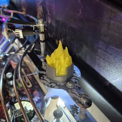 Nắp Flasher Đuốc Lửa D&D cho Pinball, vừa Stern Spike 2