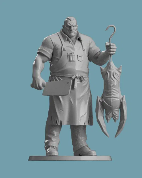 Fantasy Butcher – Mô hình nhân vật đồ tể fantasy in 3D - Image 1