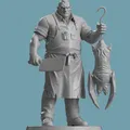 Fantasy Butcher – Mô hình nhân vật đồ tể fantasy in 3D - Thumbnail 1
