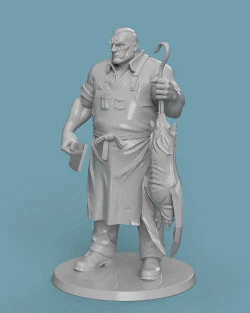 Fantasy Butcher – Mô hình nhân vật đồ tể fantasy in 3D - Image 2