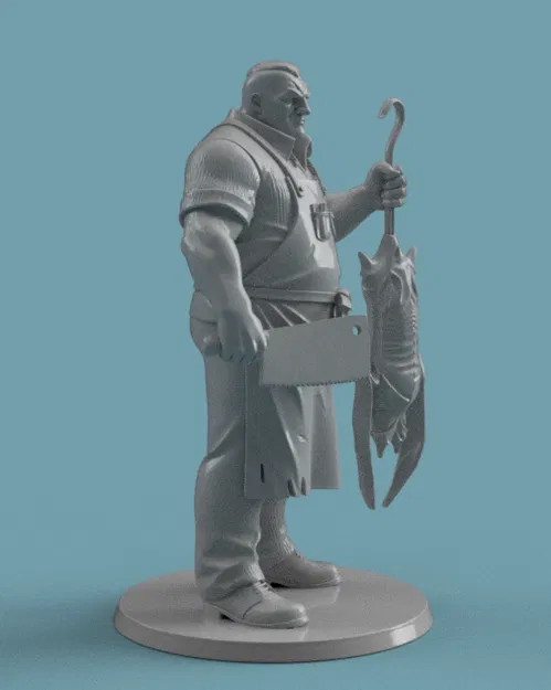 Fantasy Butcher – Mô hình nhân vật đồ tể fantasy in 3D - Image 3