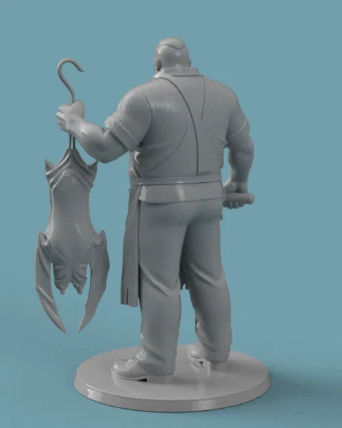Fantasy Butcher – Mô hình nhân vật đồ tể fantasy in 3D - Image 4
