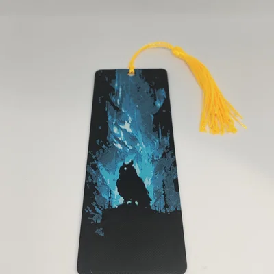 Bookmark Cú Mèo & Cực Quang – Hueforge