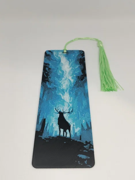 Bookmark tuần lộc & cực quang – Hueforge - Image 1