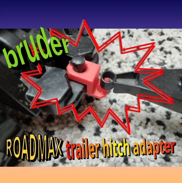 Adapter khớp nối/ móc kéo rơ-moóc cho Burder Roadmax Traktor - Image 1