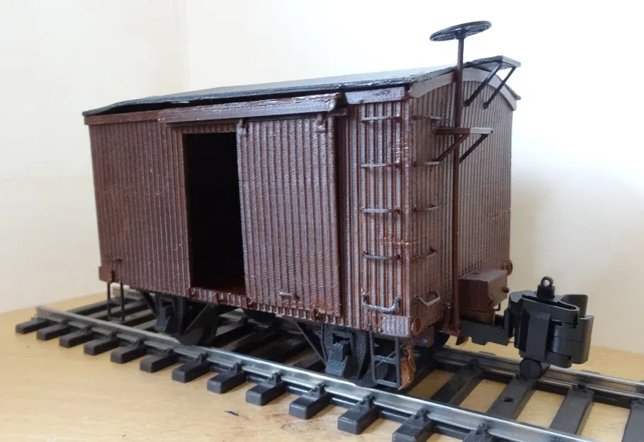 Toa Boxcar Cổ Điển Mỹ 1/32 (US Vintage Boxcar 1/32) - Image 1