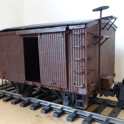Toa Boxcar Cổ Điển Mỹ 1/32 (US Vintage Boxcar 1/32)