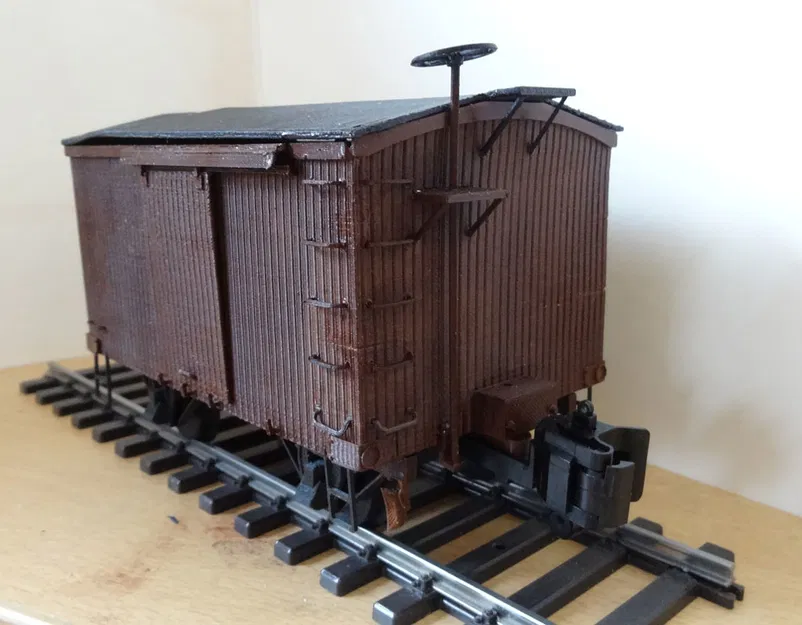 Toa Boxcar Cổ Điển Mỹ 1/32 (US Vintage Boxcar 1/32) - Image 2