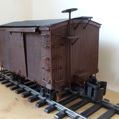 Toa Boxcar Cổ Điển Mỹ 1/32 (US Vintage Boxcar 1/32)