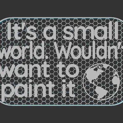 Bảng hiệu: It's a Small World