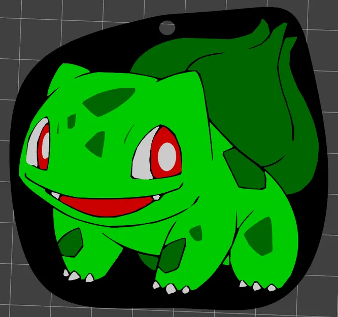 001 Bulbasaur keychain (móc khóa Bulbasaur) - Image 1