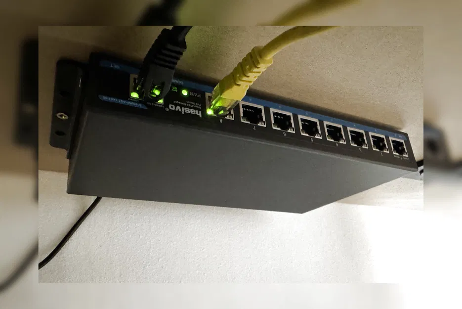 Giá treo switch Hasivo S1100 dưới bàn / dưới kệ - Image 1