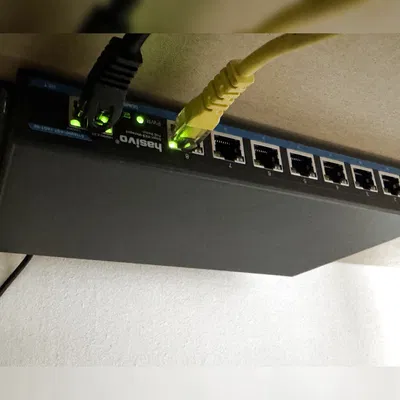 Giá treo switch Hasivo S1100 dưới bàn / dưới kệ