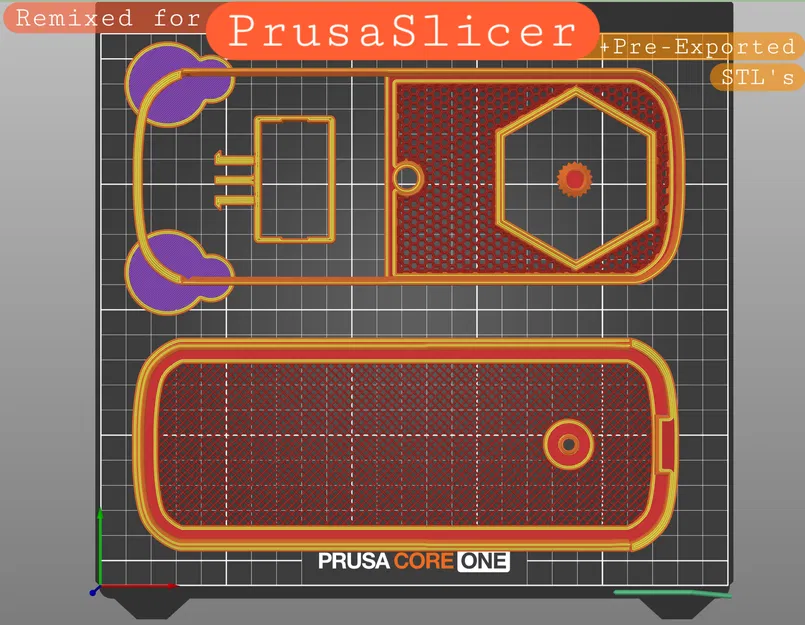 Khay giữ Dessicant hộp ngũ cốc 4L nâng cao (Remix cho PrusaSlicer) - Image 1